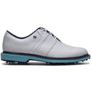 FootJoy Premiere Series Packard Waterproof Spiked Shoes - White/Navy/Blue