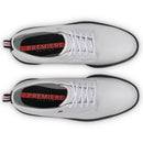 FootJoy Premiere Series Field Waterproof Spiked Shoes - White/Black/Red