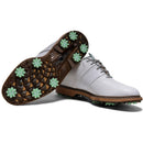 FootJoy Premiere Series Packard Limited Edition Waterproof Spiked Shoes - White/Mist