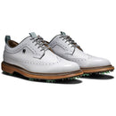 FootJoy Premiere Series Marquis Limited Edition Waterproof Spiked Shoes - White/Mist