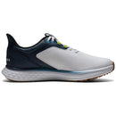 FootJoy Pulse Spikeless Waterproof Shoes - White/Gum/Navy