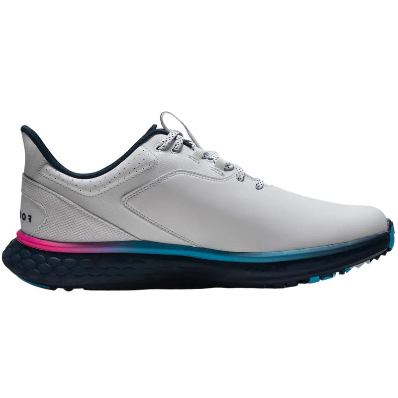 FootJoy Pulse Spikeless Waterproof Shoes - White/Navy/Pink