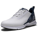 FootJoy Fuel Spikeless Waterproof Shoes - White/Navy/Silver