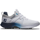 FootJoy Hyperflex Carbon Spiked Waterproof Shoes - White/Navy/Blue