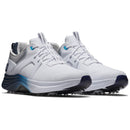 FootJoy Hyperflex Carbon Spiked Waterproof Shoes - White/Navy/Blue