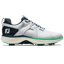 FootJoy Hyperflex Waterproof Spiked Shoes - White/Navy/Green