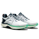 FootJoy Hyperflex Waterproof Spiked Shoes - White/Navy/Green