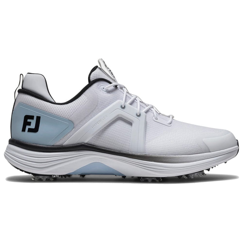 FootJoy Hyperflex Waterproof Spiked Shoes - White/Blue/Black