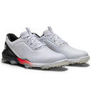 FootJoy Tour Alpha Spiked Waterproof Shoes - White/Black/Red