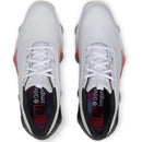 FootJoy Tour Alpha Spiked Waterproof Shoes - White/Black/Red