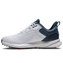 FootJoy Pro SL Waterproof Spikeless Shoes - White/Blue/Red