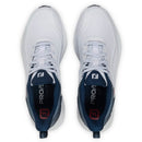 FootJoy Pro SL Waterproof Spikeless Shoes - White/Blue/Red