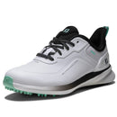 FootJoy Pro SL Waterproof Spikeless Shoes - White/Black/Teal