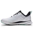 FootJoy Pro SL Waterproof Spikeless Shoes - White/Black/Teal