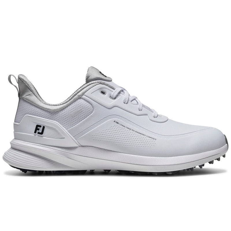 FootJoy Pro SL Waterproof Spikeless Shoes - White/White/Grey