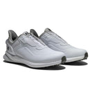FootJoy Pro SL Boa Waterproof Spikeless Shoes - White/White/Grey