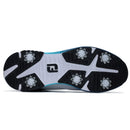 FootJoy Tour Rival Waterproof Spiked Shoes - White/Navy/Blue