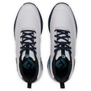 FootJoy Tour Rival Waterproof Spiked Shoes - White/Navy/Blue