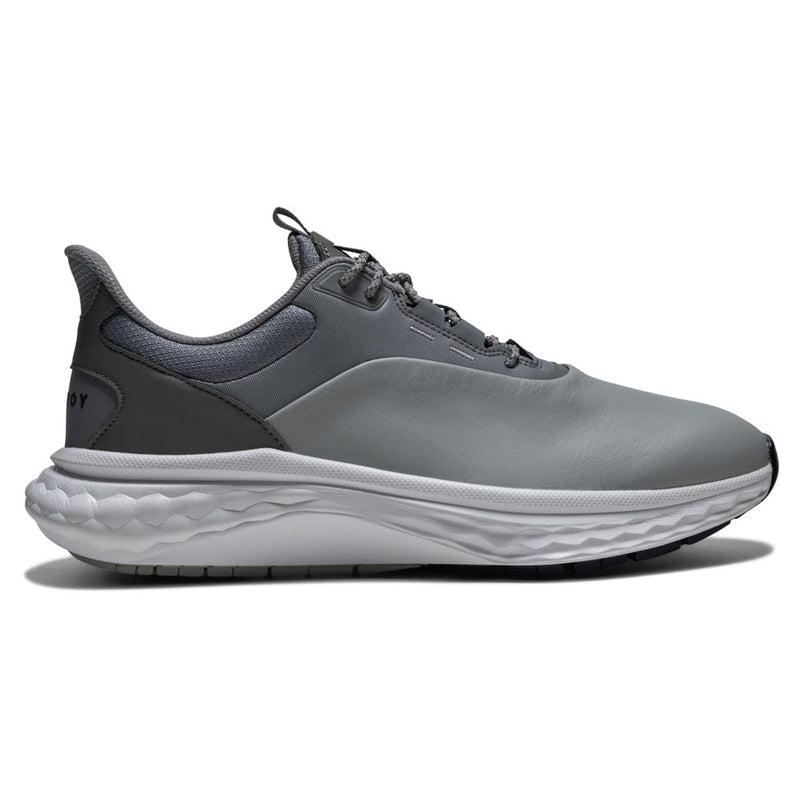 FootJoy Quantum Spikeless Waterproof Shoes - Grey/Charcoal/White