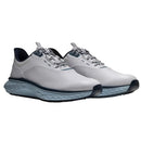 FootJoy Quantum Spikeless Waterproof Shoes - White/Navy/Blue
