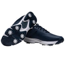 FootJoy Qualifier Waterproof Spiked Shoes - Blue/Blue/Silver