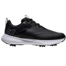 FootJoy Qualifier Waterproof Spiked Shoes - Black/White/Grey