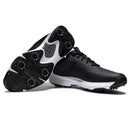 FootJoy Qualifier Waterproof Spiked Shoes - Black/White/Grey