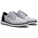 FootJoy Traditions Blucher Waterproof Spiked Shoes - White/Black/Red