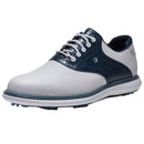 FootJoy Traditions Spiked Waterproof Shoes - White/Navy/Blue
