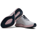 FootJoy Pulse Ladies Spikeless Waterproof Shoes - White/Navy/Pink