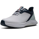 FootJoy Pulse Ladies Spikeless Waterproof Shoes - White/Navy/Blue