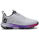 FootJoy Tour Rival Ladies Waterproof Spiked Shoes - White/Silver/Pink