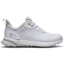 FootJoy Pro SL Ladies Waterproof Spikeless Shoes - White/White/Grey