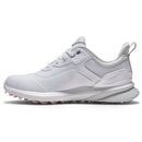 FootJoy Pro SL Ladies Waterproof Spikeless Shoes - White/White/Grey