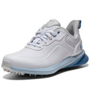 FootJoy Pro SL Ladies Waterproof Spikeless Shoes - White/White/Blue