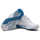 FootJoy Pro SL Ladies Waterproof Spikeless Shoes - White/White/Blue
