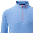 FootJoy Angled Ottoman Chillout 1/4 Zip Pullover - Coastal Blue