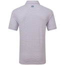 FootJoy Balance Stripe Lisle Polo Shirt - Skyway