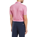 FootJoy Citrus Print Lisle Polo Shirt - Pink Lemonade/Skyway