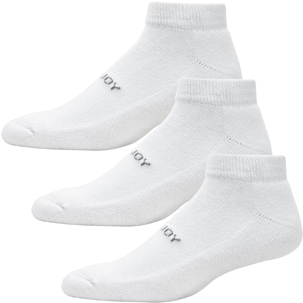 FootJoy Comfortsof Sport Socks (3 Pack) - White