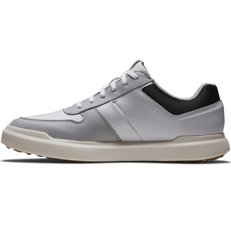 FootJoy Contour Casual Spikeless Shoes - White/Grey/Black