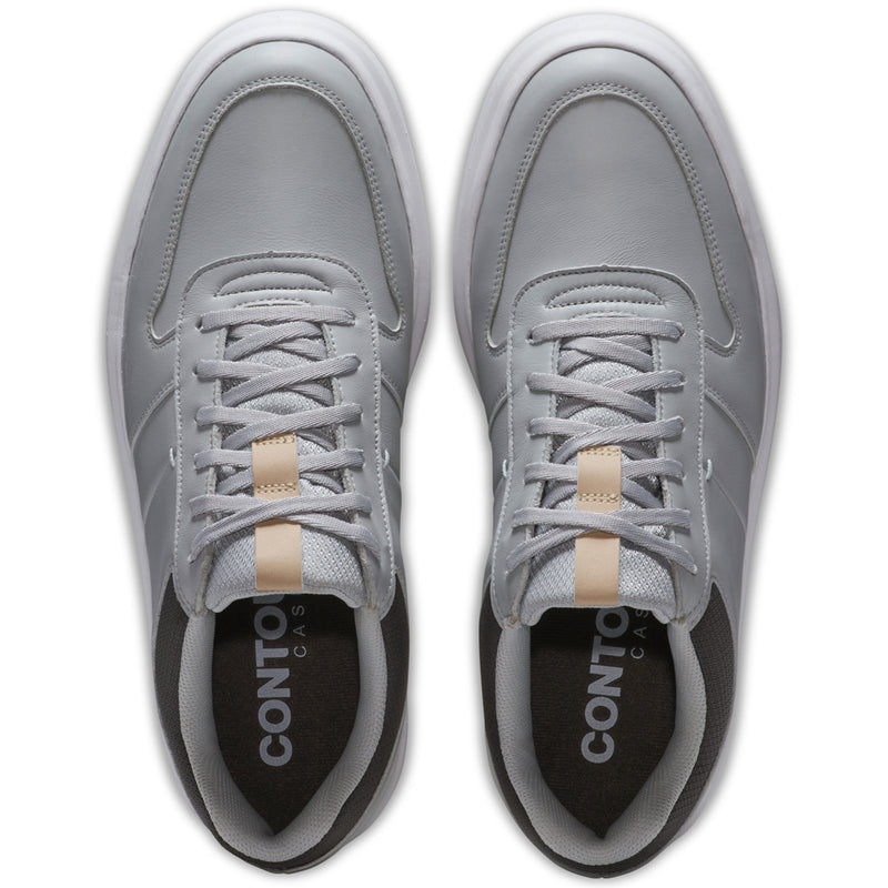FootJoy Contour Casual Spikeless Shoes - White/Navy/Grey