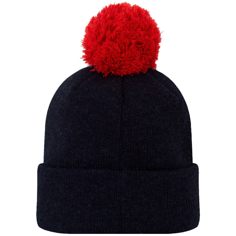 FootJoy FJ Solid Pom Pom Beanie - Navy