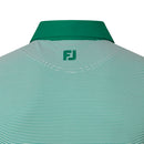 FootJoy Feeder Stripe Pique Polo Shirt - Field Green