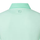 FootJoy Feeder Stripe Pique Polo Shirt - Sea Glass