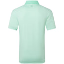 FootJoy Feeder Stripe Pique Polo Shirt - Sea Glass