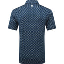 FootJoy Flower Bud Foulard Lisle Polo Shirt - Navy