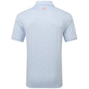 FootJoy Flower Bud Foulard Lisle Polo Shirt - Skyway