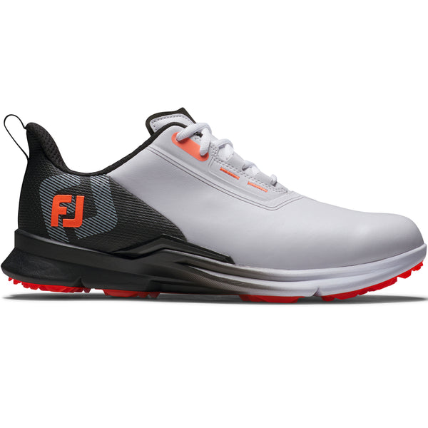 FootJoy Fuel Spikeless Shoes - White/Black/Red
