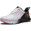 FootJoy Fuel Spikeless Shoes - White/Black/Red